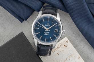 Thumbnail von Omega De Ville Hour Vision Blue Dial Edelstahl Ref. 431.33.41.21.03.001 Papiere