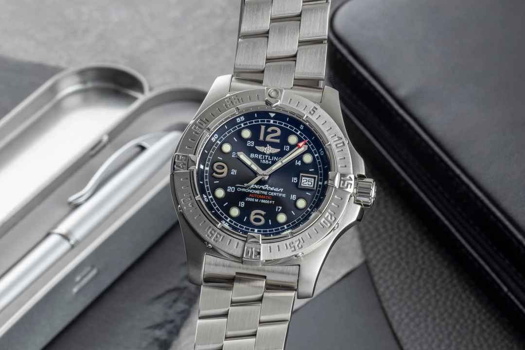  Breitling Superocean Steelfish Chronometre 2000M Steelfish Edelstahl Automatik Ref. A17390 