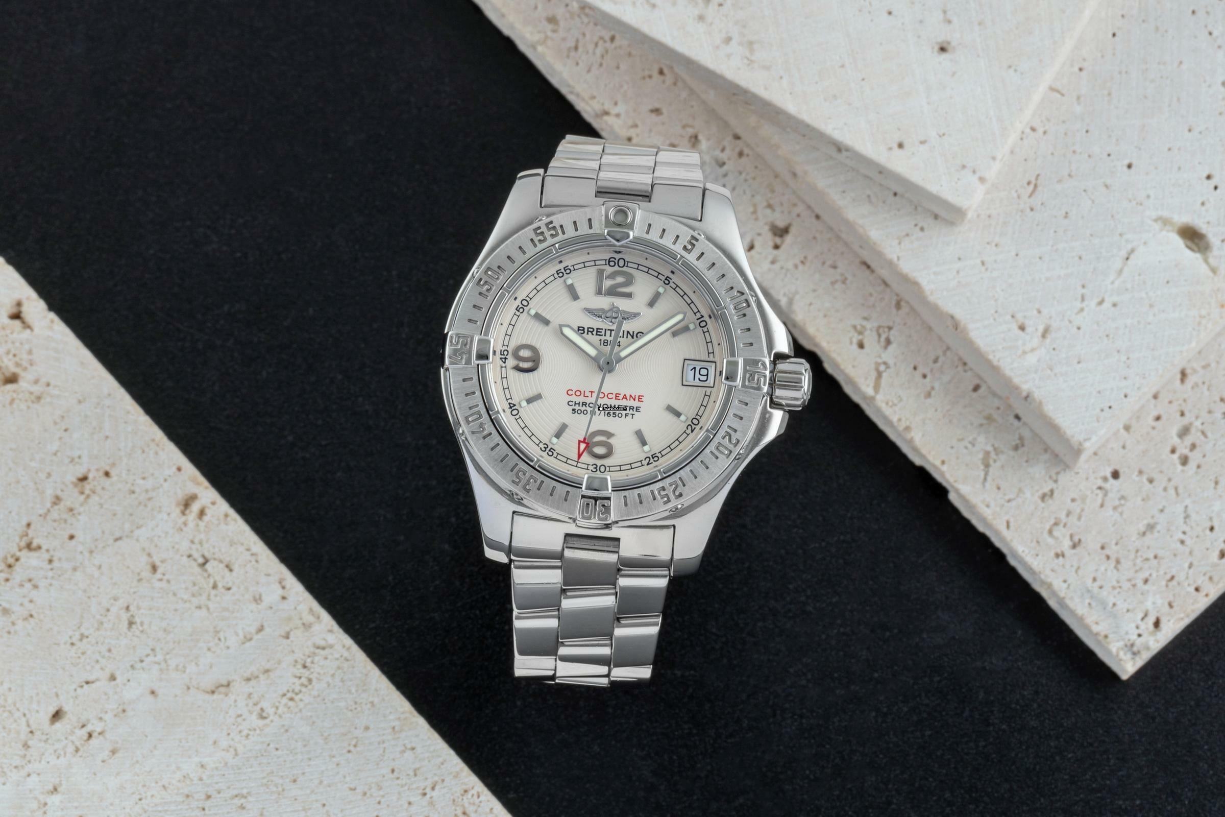 Thumbnail von Breitling Colt Oceane 33 Chronometer Edelstahl Damenuhr Ref. A77380