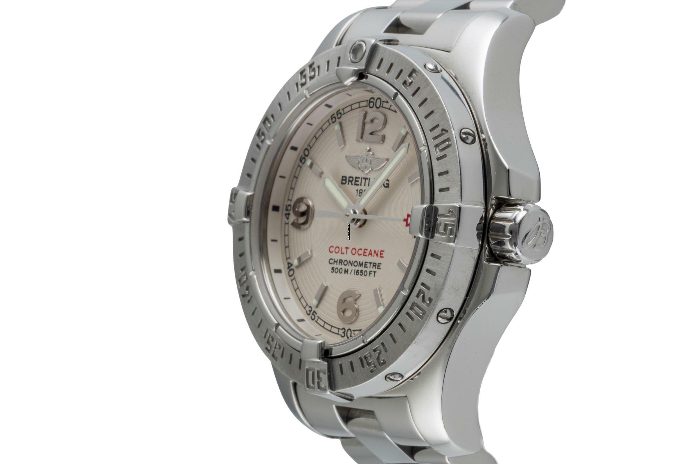 Thumbnail von Breitling Colt Oceane 33 Chronometer Edelstahl Damenuhr Ref. A77380