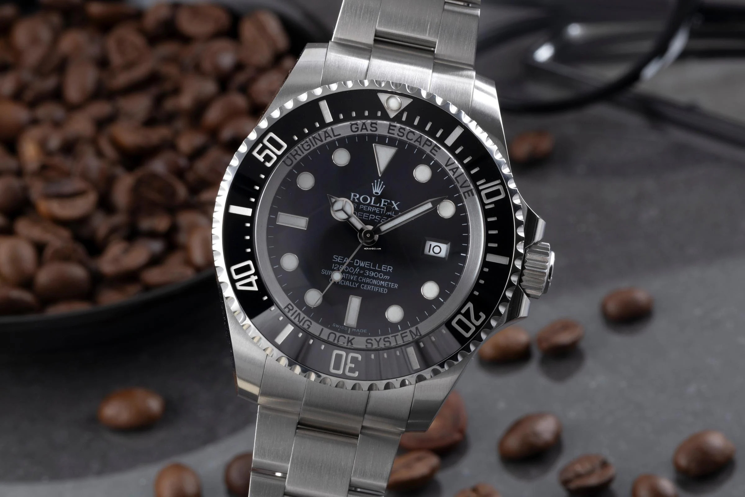  Rolex Sea-Dweller Deepsea Black Dial Oyster Stahl Automatik Ref. 116660 B&P 2011 