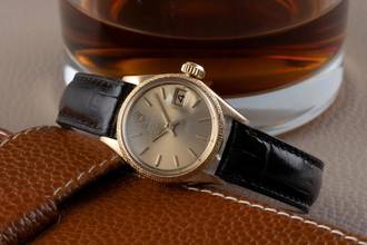 Thumbnail von Rolex Lady-Datejust 18K (0,750) Gold Automatik Damen Oyster Perpetual Ref. 6701