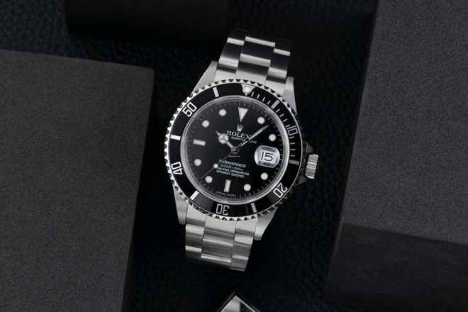  Rolex Submariner Date 1000ft Oyster Edelstahl Automatik Ref. 16610T D-Serie 