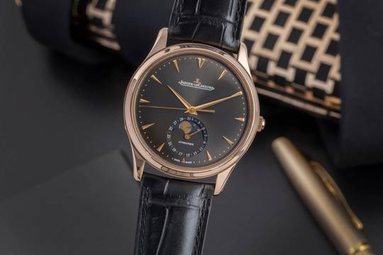  Jaeger-LeCoultre Master Ultra Thin Moon 18K Rosegold Automatik Q1362520 Papiere 2017 