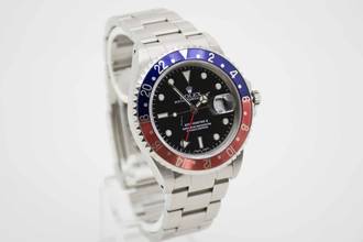 Thumbnail von Rolex GMT-Master II 16710 Faded Pepsi A-Serie Fullset aus 2000