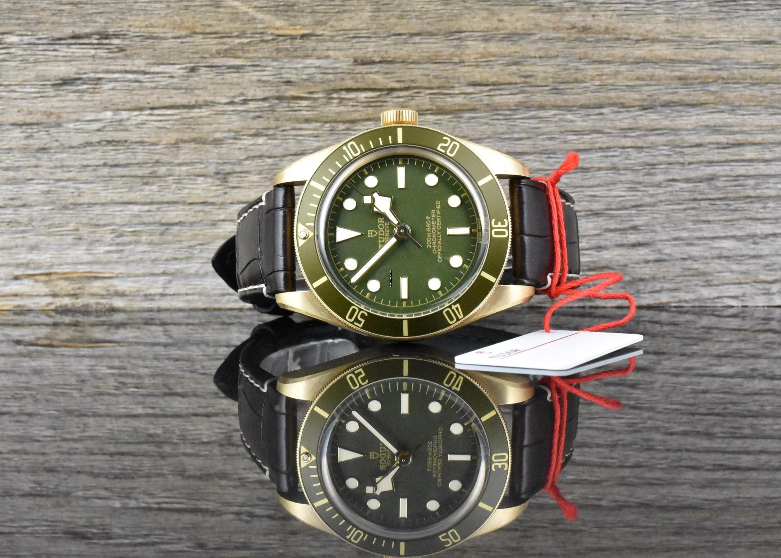 Tudor Black Bay 58 Green 18K Gold Automatik 79018V Full Set - 2022