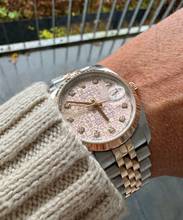 Thumbnail von Rolex Datejust 36 Stahl & Roségold - Pink Computer Diamond Dial - B&P 2013
