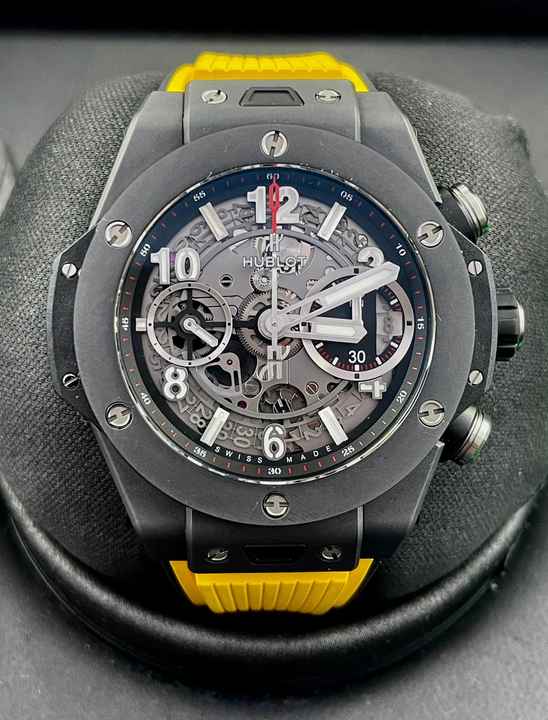  Hublot Big Bang Unico BLACK MAGIC 42mm BOX AND PAPERS Top Condition year:2020 +3 STRAPS 