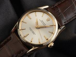 Thumbnail von Rolex Oyster Perpetual 34 Ref.1011 1965 original Box sehr gut Vintage