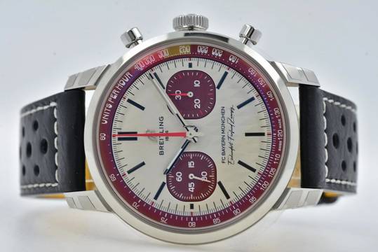  Breitling Top Time B01 Chronograph 125 Years FC Bayern Munich Limited Edition AB01769A1G1X1 
