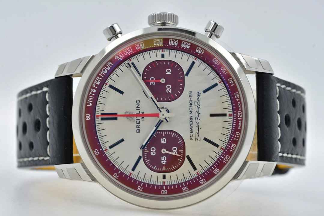  Breitling Top Time B01 Chronograph 125 Years FC Bayern Munich Limited Edition AB01769A1G1X1 
