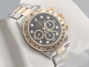 Thumbnail von Rolex Daytona 16523 2000 Zenith Stahl Gelbgold 750 Diamanten Chronograph Gold