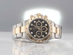 Thumbnail von Rolex Daytona 16523 2000 Zenith Stahl Gelbgold 750 Diamanten Chronograph Gold