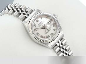 Thumbnail von Rolex Lady-Datejust Edelstahl Weissgold 750 2005 Perlmutt Automatik Stahl Gold