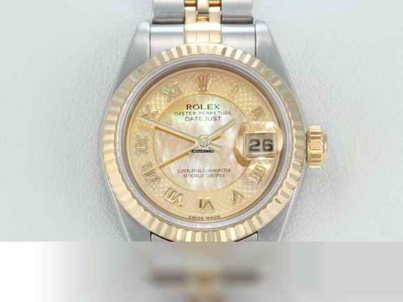  Rolex Lady-Datejust Edelstahl Gelbgold 750 2000 Perlmutt Automatik Stainless Steel 18kt Yellow Gold Stahl Jubilé-band Chronometer Oyster 