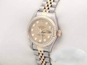 Thumbnail von Rolex Lady-Datejust Edelstahl Gelbgold 750 Diamanten Automatik Gold Stahl Damen