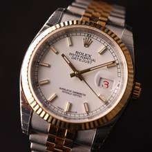 Thumbnail von Rolex Datejust 36 Steel Gold White Dial NEW