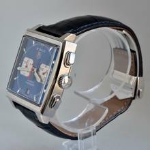Thumbnail von TAG Heuer Monaco chronograph CW2113 Steve McQueen blue dial Full Set