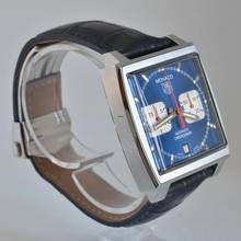 Thumbnail von TAG Heuer Monaco chronograph CW2113 Steve McQueen blue dial Full Set