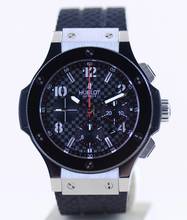 Thumbnail von Hublot Big Bang 44 mm Chronograph Stahl Keramik Racing Dial Rubber Strap 44mm B+P