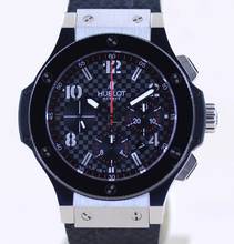 Thumbnail von Hublot Big Bang 44 mm Chronograph Stahl Keramik Racing Dial Rubber Strap 44mm B+P