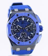 Thumbnail von Audemars Piguet Royal Oak Offshore Chronograph 43mm Chronograph Blue Black Ceramic B+P