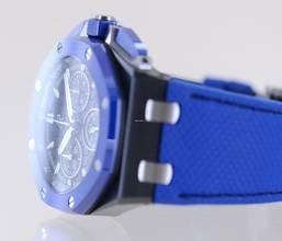 Thumbnail von Audemars Piguet Royal Oak Offshore Chronograph 43mm Chronograph Blue Black Ceramic B+P