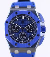 Thumbnail von Audemars Piguet Royal Oak Offshore Chronograph 43mm Chronograph Blue Black Ceramic B+P