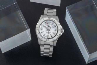 Thumbnail von Breitling Superocean Edelstahl Automatik Herrenuhr Ref. A17316 Klassiker