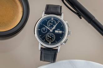 Thumbnail von IWC Portofino Chronograph Edelstahl Automatik Herrenuhr Ref. IW378303