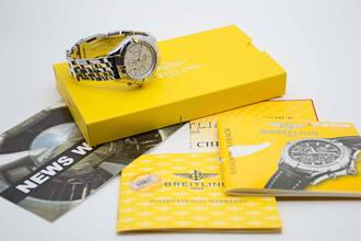 Thumbnail von Breitling Shadow Flyback Chronomat in 38 mm Stahl/Gold LC100 Fullset neuer Service