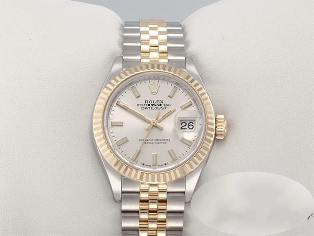 Rolex Lady-Datejust 28mm 279173 2024 Edelstahl Gelbgold 750 Automatik Stainless Steel 18kt Yellow Gold Jubilé-band Chronometer Oyster