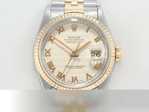  Rolex Datejust 36 36mm 16233 1994 Edelstahl Gelbgold 750 Automatik Stahl Gold 