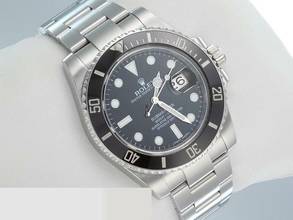 Thumbnail von Rolex Submariner Date 116610 Ln Chromalight Rehaut Stahl Automatik Edelstahl