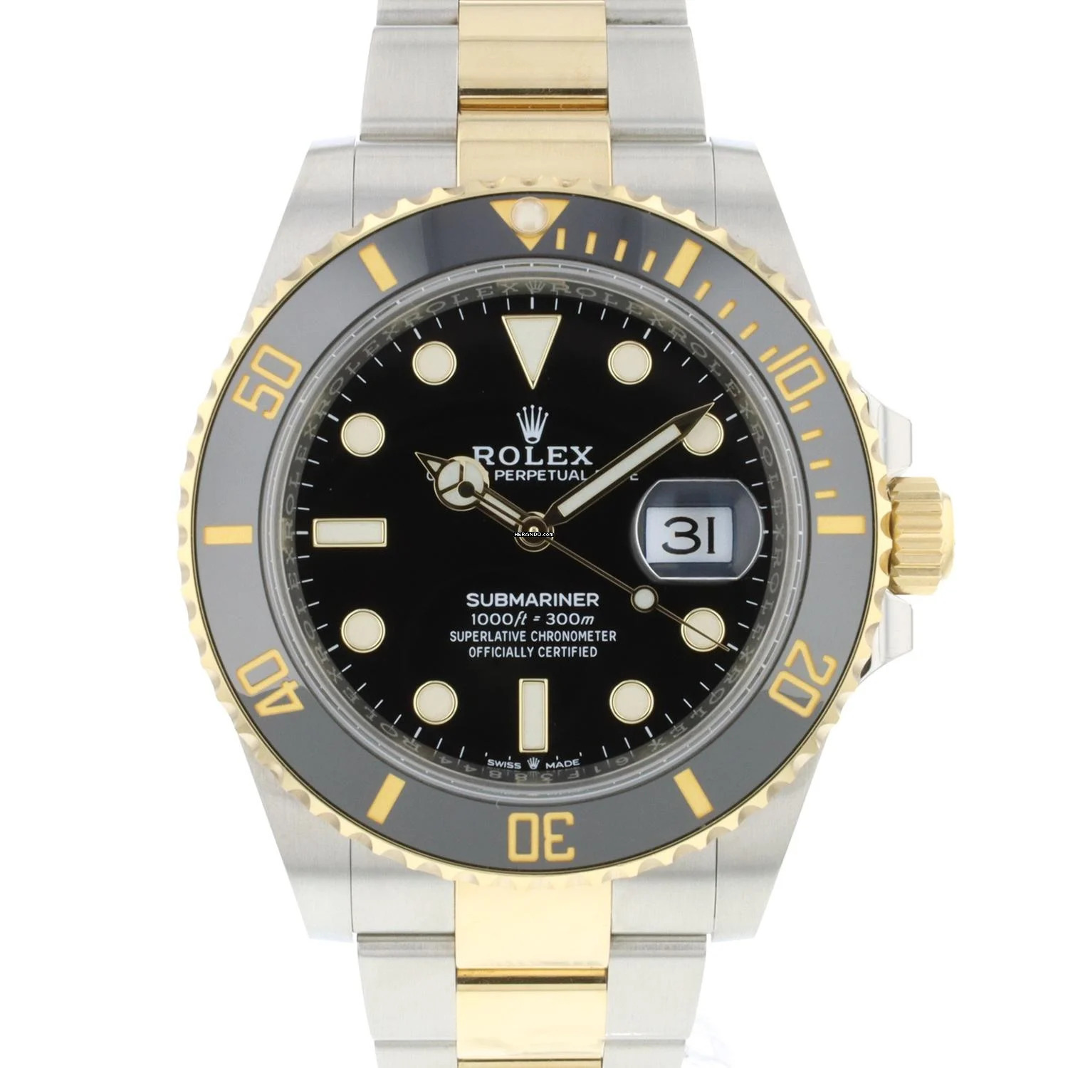  Rolex Submariner Date Steel Gold 126613LN 