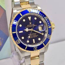 Thumbnail von Rolex Submariner Date Ouro & Aço Blue Dial 40mm Automático Completo