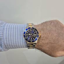 Thumbnail von Rolex Submariner Date Ouro & Aço Blue Dial 40mm Automático Completo