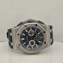 Thumbnail von Audemars Piguet Royal Oak Offshore Chronograph Blue Titanium 42mm Automático Completo