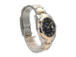 Thumbnail von Rolex Datejust 36 Edelstahl / Gelbgold Ref. 116203 Blau Arabisch