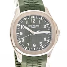 Thumbnail von Patek Philippe Aquanaut Whitegold 42 Green – 5168G-010 – like NEW – 2019 Full Set