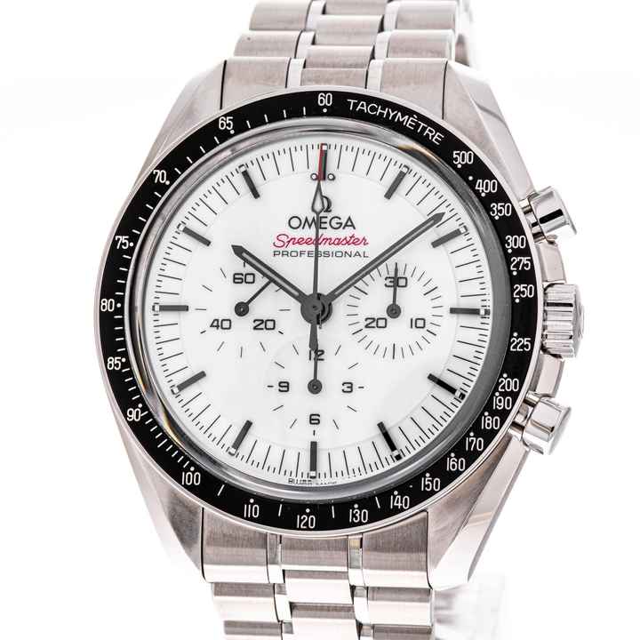  Omega Speedmaster Professional Moonwatch Prof. White – 310.30.42.50.04.001 – NEW & Unworn – 12/2025 Full Set 