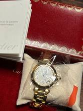 Thumbnail von Cartier Pasha C 1035 C Pasha 18K Box + Papiere Full Set-Neuer Service sofort verfügbar Einzigartiges Sammlerset-aus 1. Besitz aus 1997 !