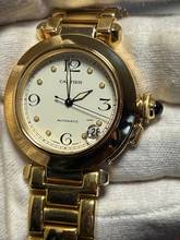 Thumbnail von Cartier Pasha C 1035 C Pasha 18K Box + Papiere Full Set-Neuer Service sofort verfügbar Einzigartiges Sammlerset-aus 1. Besitz aus 1997 !