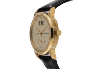 Thumbnail von A. Lange & Söhne Saxonia Großdatum Ref.105.022 2007 Original Box sehr gut Vintage