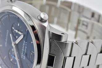 Thumbnail von Panerai Luminor Chronograph 44mm PAM 1110 Blue Dial Bracelet