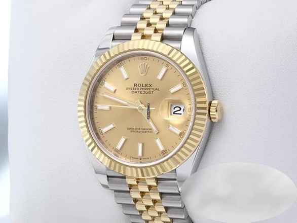  Rolex Datejust 41 126333 2023 Edelstahl Gelbgold 750 Automatik Stainless Steel 18kt Yellow Gold Jubilé-band Chronometer Oyster 
