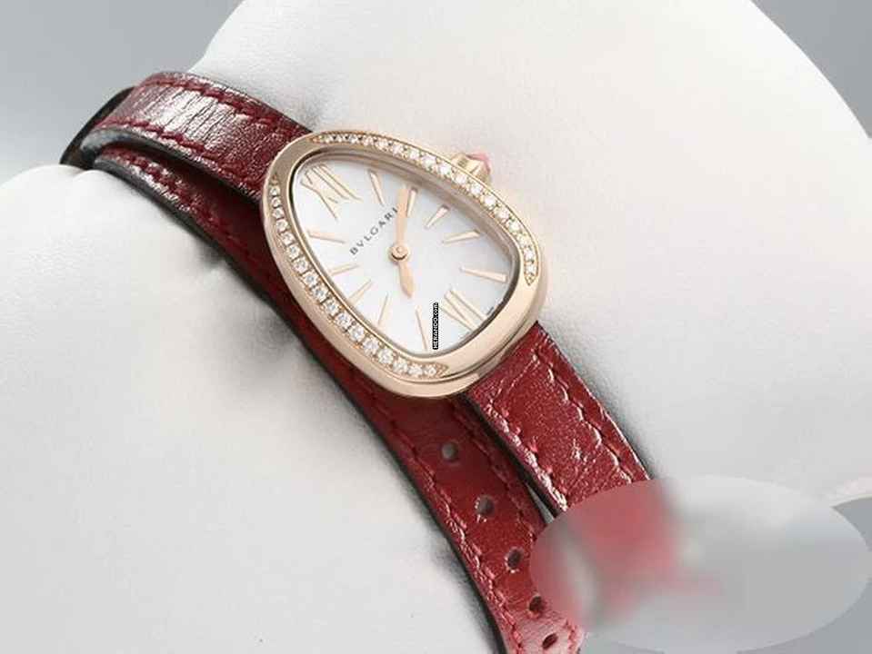  Bulgari Serpenti Rosegold 750 102727 Diamanten Perlmutt Gold Damen 