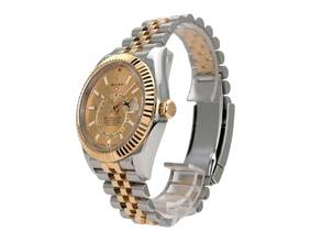 Thumbnail von Rolex Sky-Dweller Edelstahl / Gelbgold Ref. 326933 Jubile-Band Champagner Zifferblatt