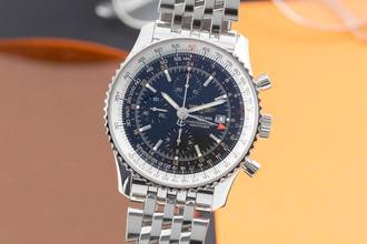 Thumbnail von Breitling Navitimer World GMT Chronograph Automatik Ref. A24322 Klassiker