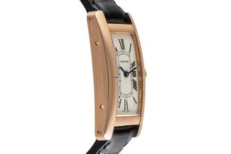 Thumbnail von Cartier Tank Américaine 18k Rotgold Quarz Damenuhr Ref. W2607456 B&P